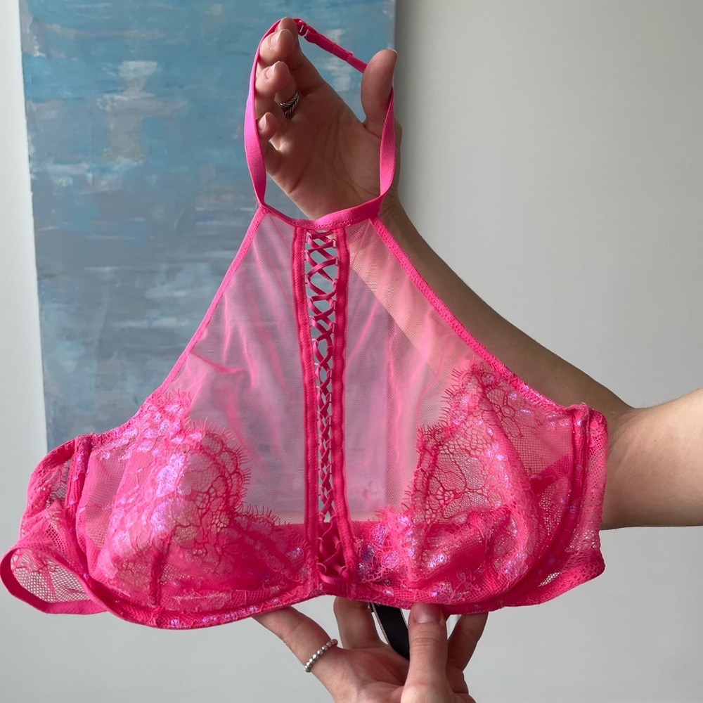 Victoria’s Secret opal pink braided bra